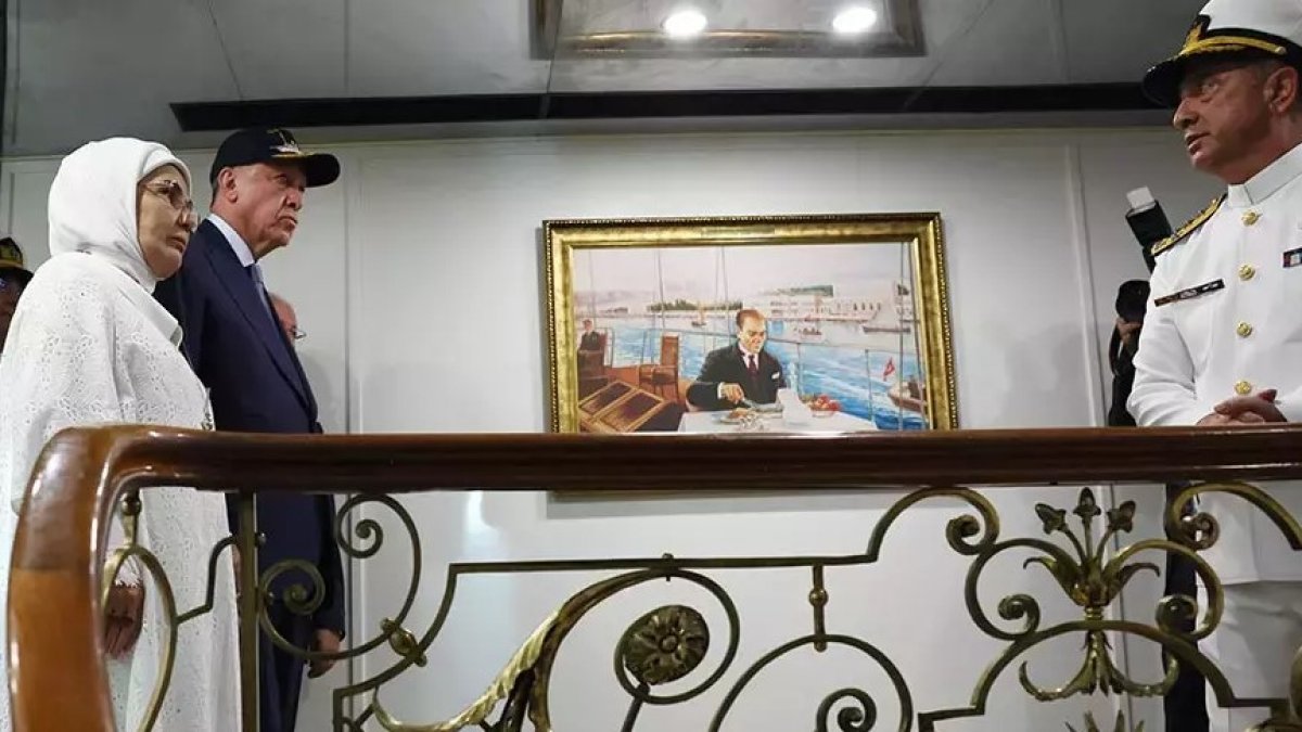 Erdoğan, Savarona yatını ziyaret etti: Daha büyüğünü inşa edeceğiz