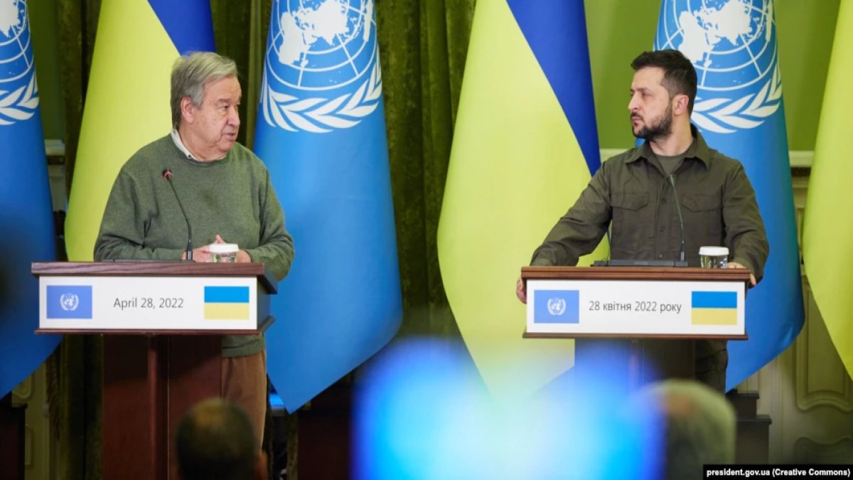Guterres, Zelenskiy ile görüştü: Diplomatik ivme sürdürülmeli