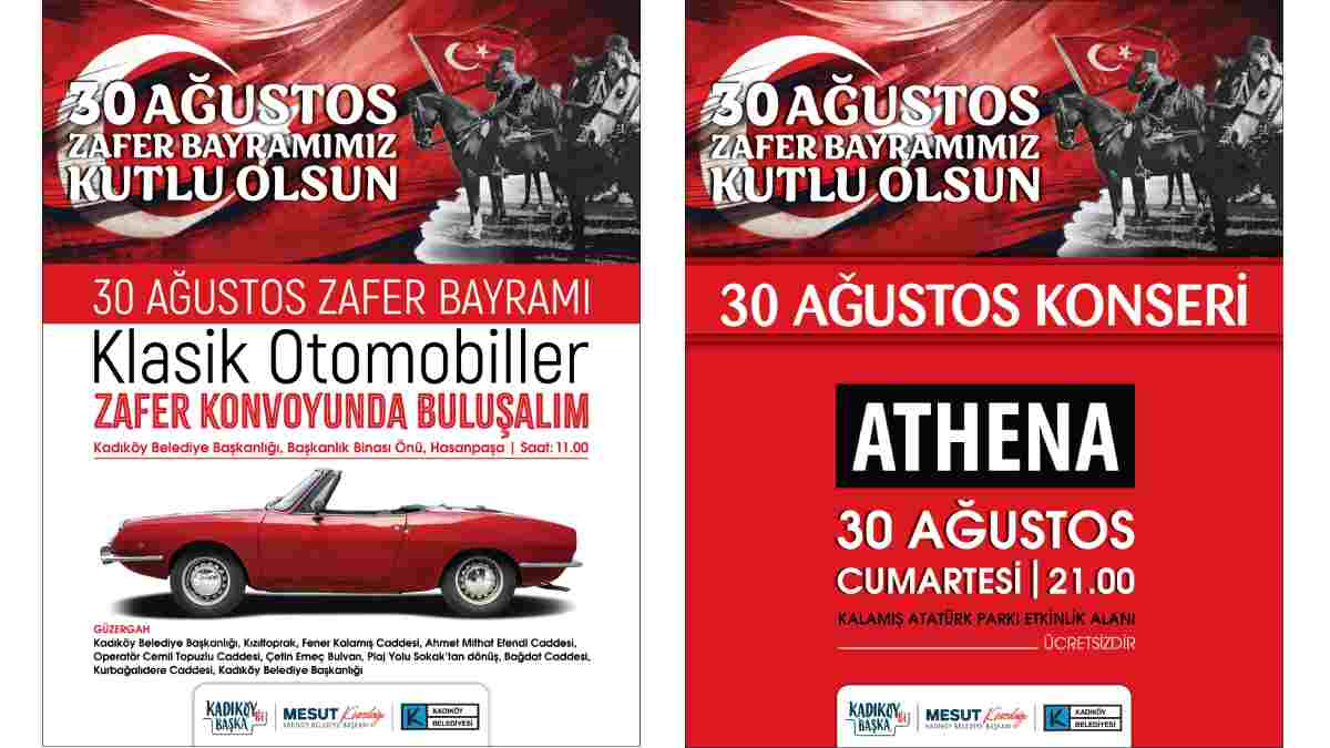 Kadıköy’de Zafer Bayramı coşkusu