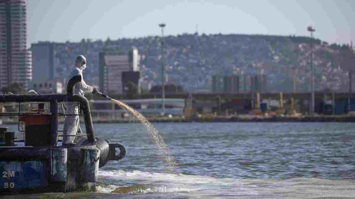 İzmir Körfezi için modifiye kil uygulaması devrede