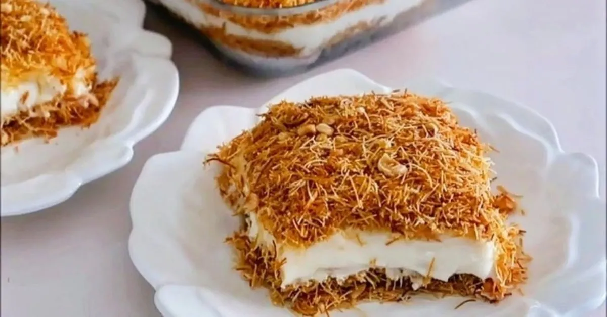 Kadayıfı bir de böyle deneyin: Muhallebili haliyle aklınızı başınızdan alacak