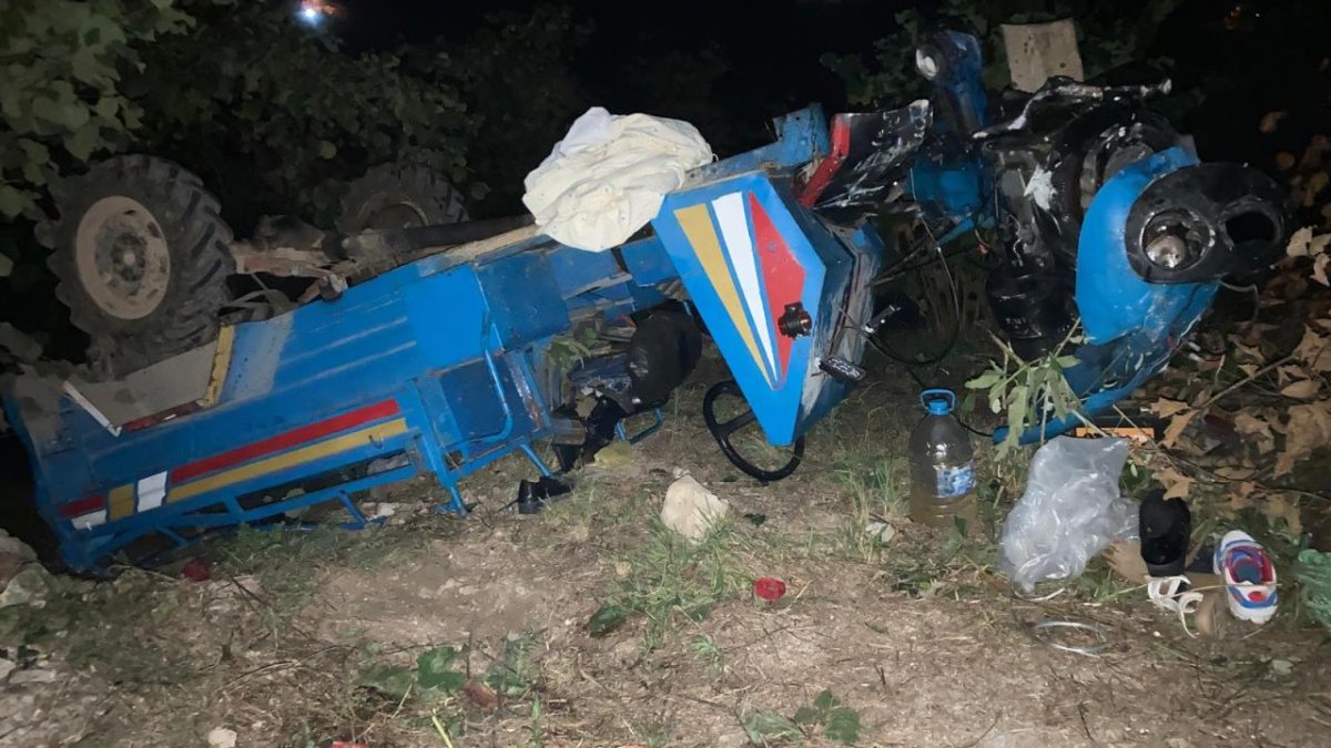 Ordu'da tarım aracı devrildi: 4 ölü, 3 yaralı