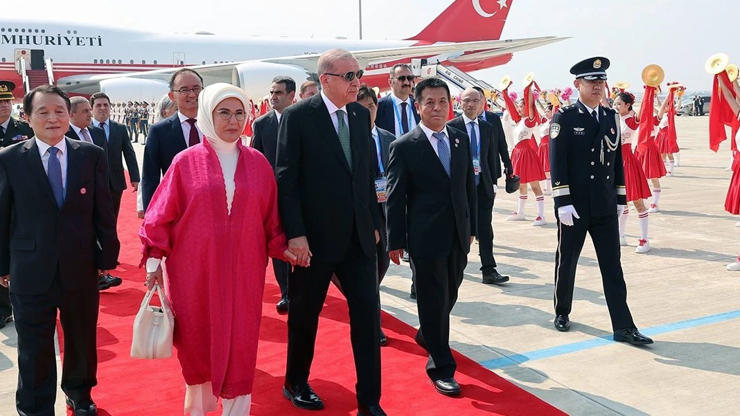 Erdoğan, Şanghay zirvesi için Çin'de