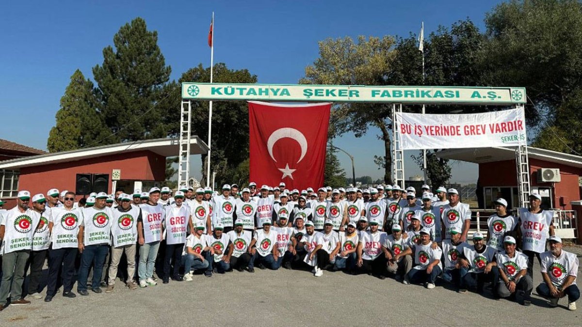 Kütahya Şeker Fabrikası’nda 30 yıl sonra ilk grev: İşçiler üretimi durdurdu