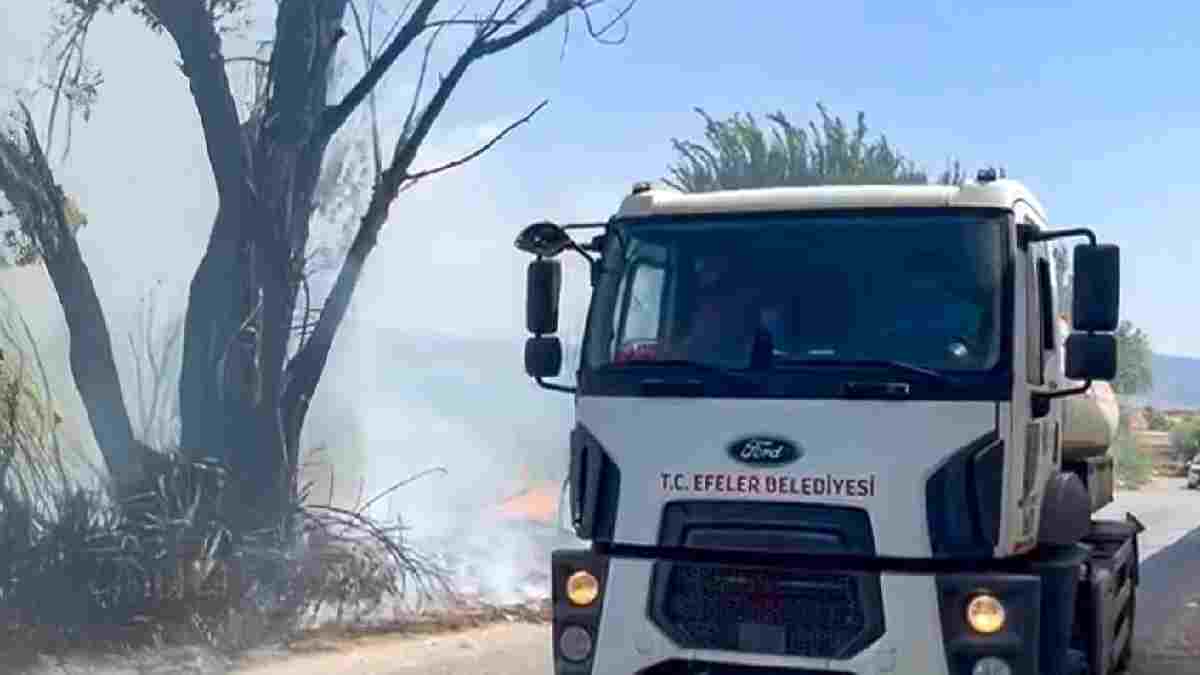 Efeler’in ekipleri felaketi önledi