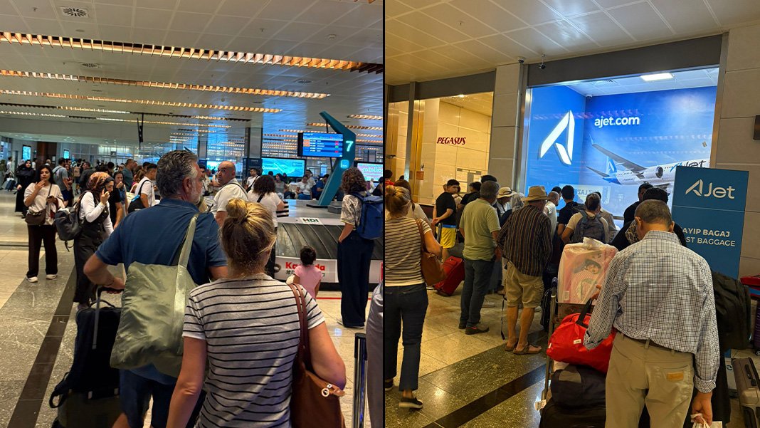 Sabiha Gökçen Havalimanı’nda bagaj krizi