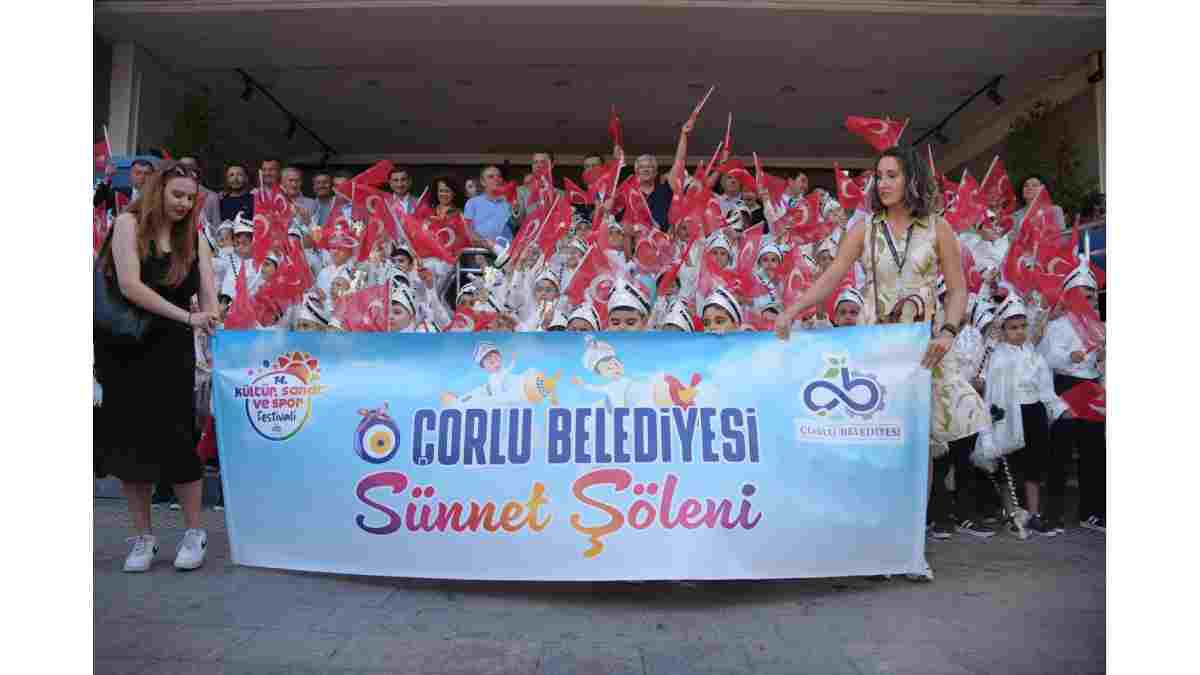 Çorlu Belediyesi Geleneksel Sünnet Şöleni gerçekleştirildi