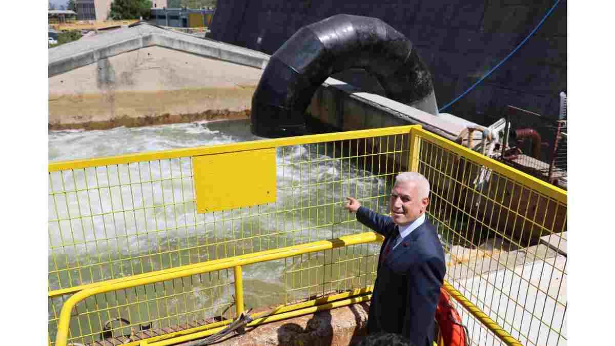 Bursa'ya can suyu olacak vana açıldı!