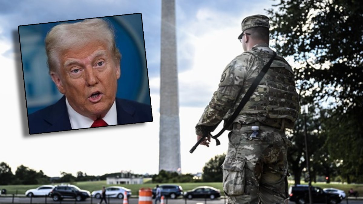 Trump: Asker konuşlandırılan Washington'da suç oranları dibi gördü