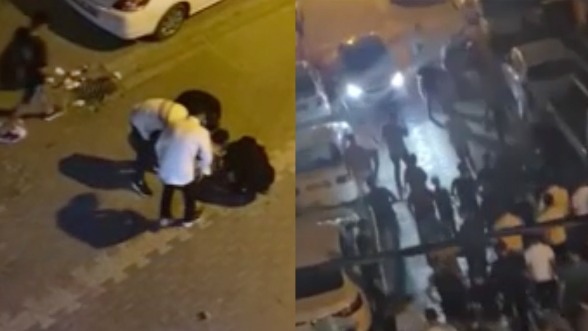 Esenyurt’ta asker eğlencesi kavgası! O anlar kamerada