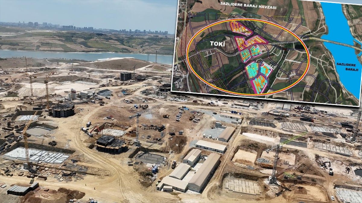 Sazlıdere'de İSKİ'nin uyarılarına rağmen yapılaşma artıyor: 20 bin konut için ÇED süreci başladı