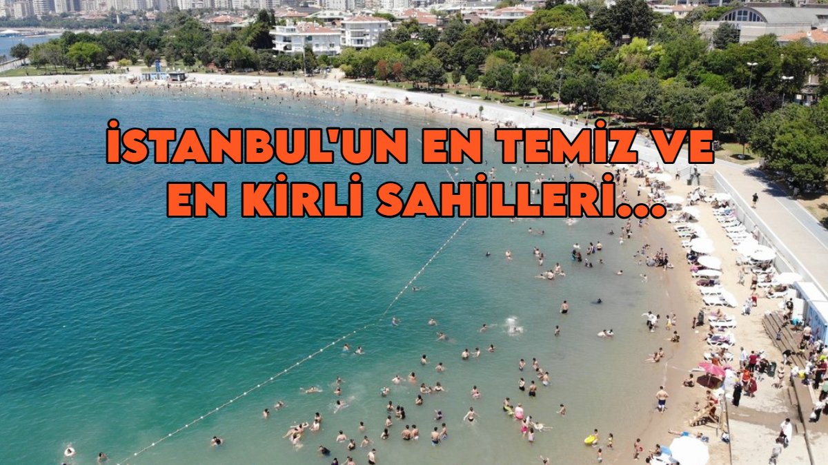 Deniz seven İstanbullular dikkat! Uzmanlar uyardı: İstanbul'un en temiz ve en kirli sahilleri belli oldu