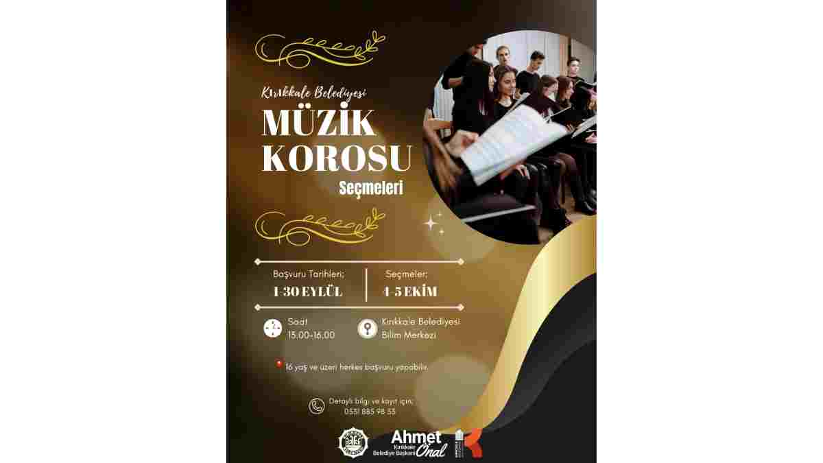 Kırıkkale Belediyesinden sanata destek: Müzik korosu kuruluyor
