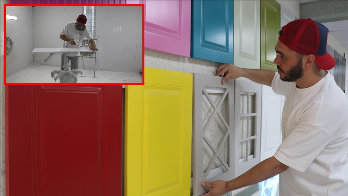 Hobi amacıyla başladı, evden atölyeye taşındı! Eskileri onarıp renklendiriyor: Hem sanat yapıyor hem para kazanıyor