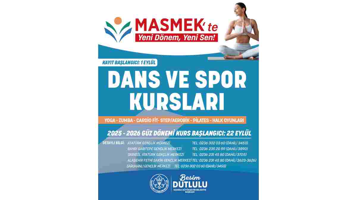 MASMEK’te yeni dönem kayıtları başladı