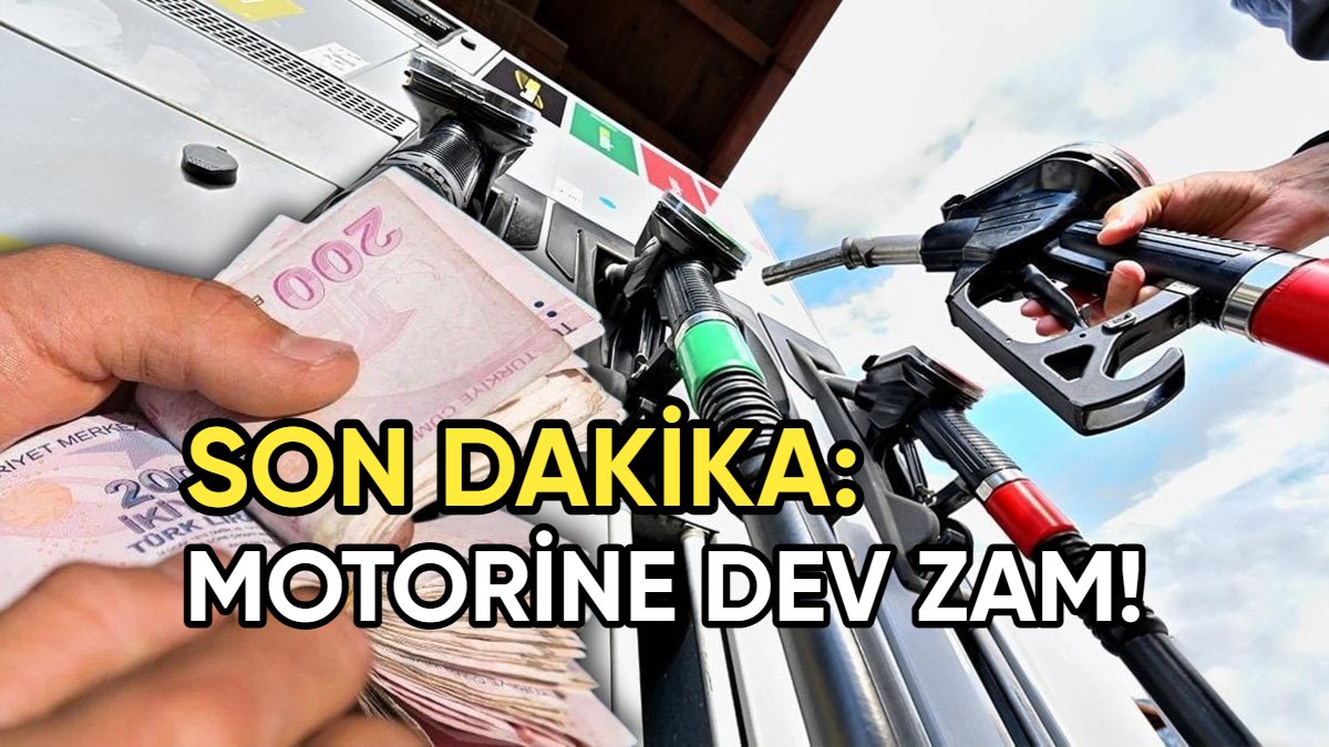Son dakika... Motorine 2,10 TL'lik büyük zam geliyor! Dev zam için tarih verildi