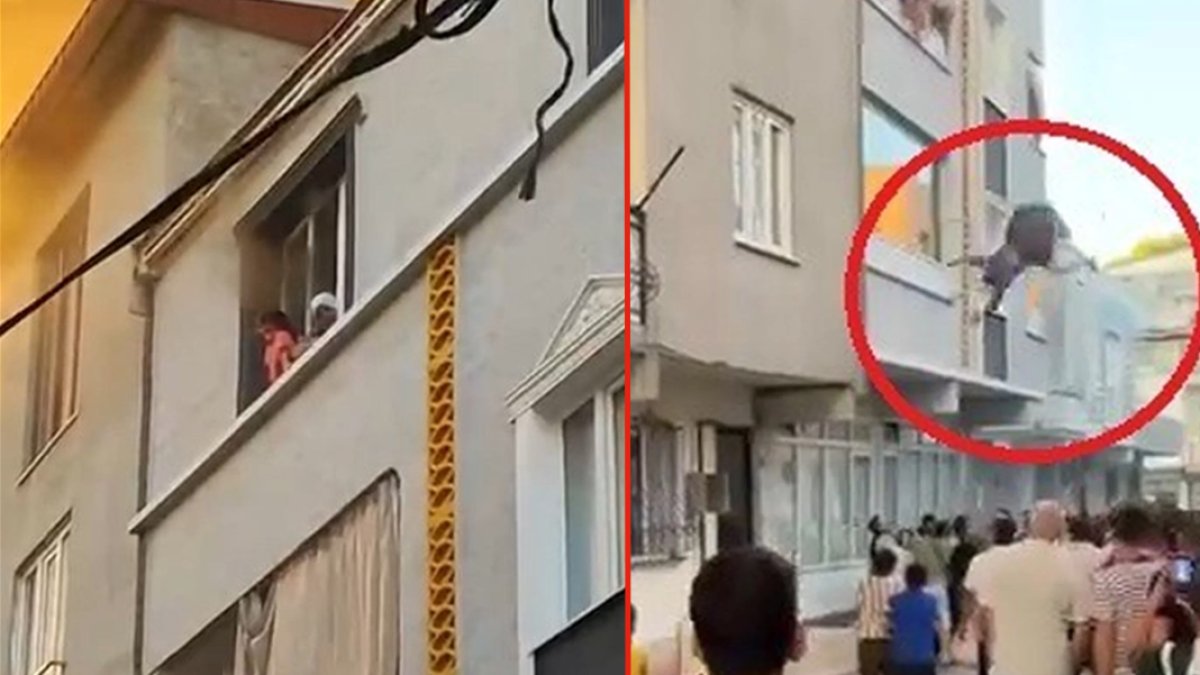 Bursa'daki yangında can pazarı: Anneanne önce torununu sonra kendisini aşağı attı
