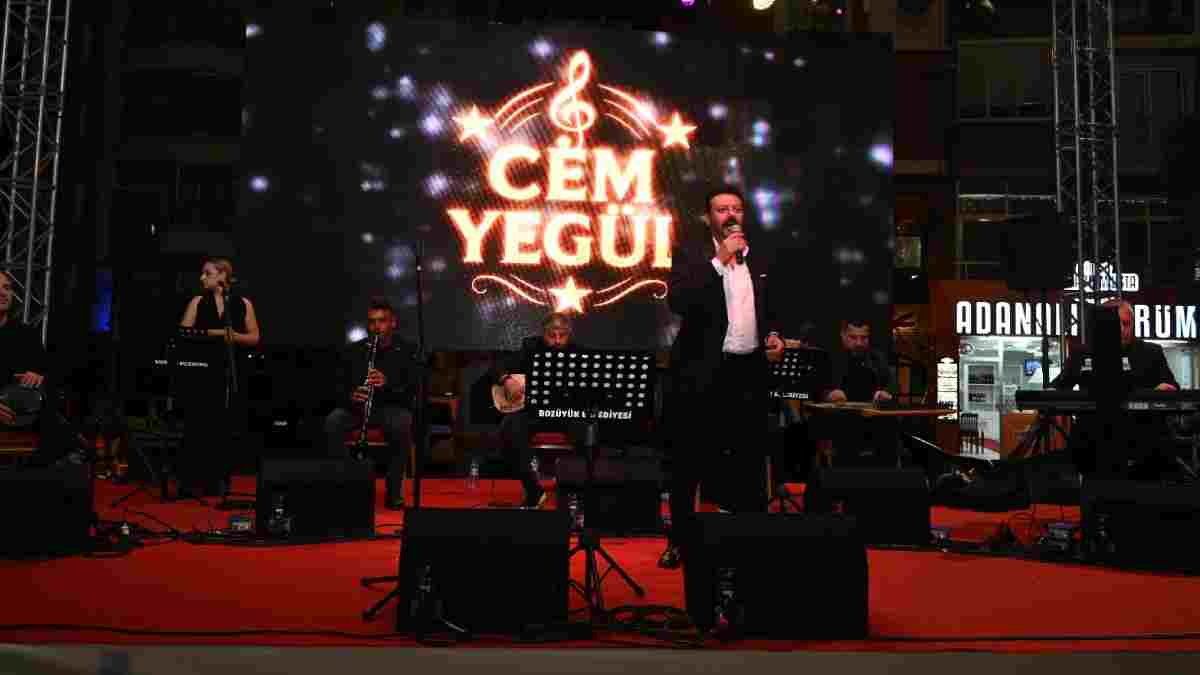 Bozüyük’te coşkulu kutlamalar “Cem Yegül” ile devam etti