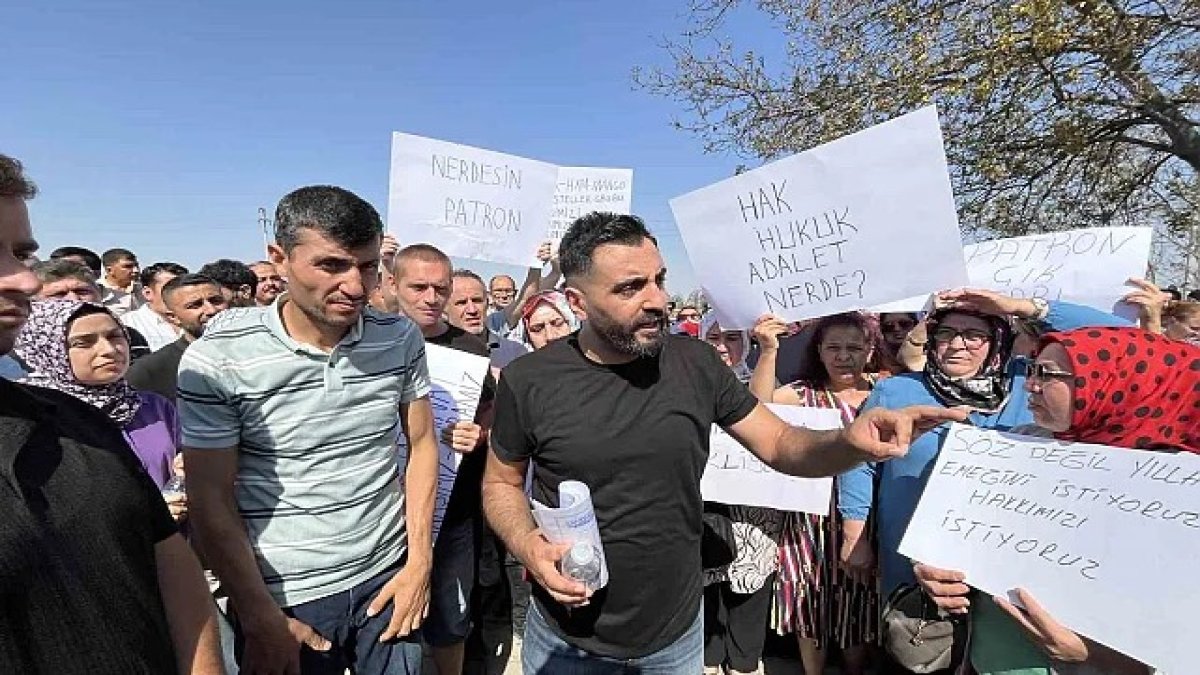 Ergenede'de tekstil işçilerinin hak arayışı