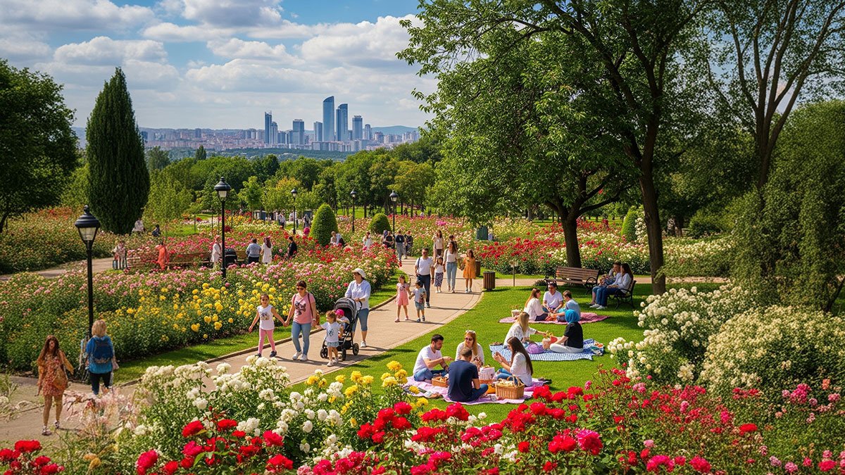 Bu parkta çiçekler bile daha mutlu! Ankara'nın neşesi Botanik Park