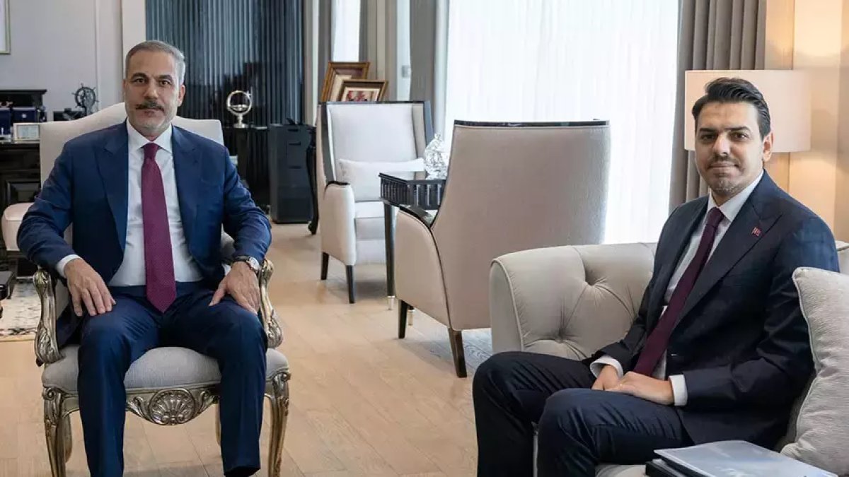 Fidan, TİKA Başkan Abdullah Eren'i kabul etti