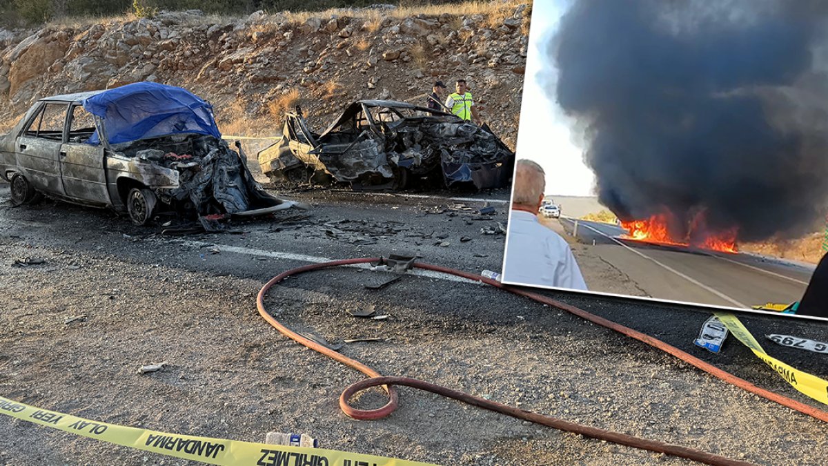 Karabük'te katliam gibi kaza: Alev alan otomobilde 3 kişi can verdi, 5 kişi yaralandı