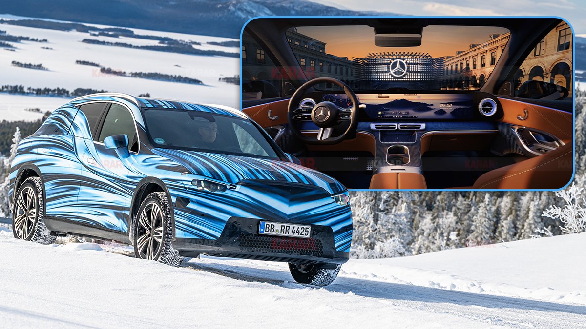 Yeni elektrikli Mercedes GLC'nin iç tasarımı böyle olacak