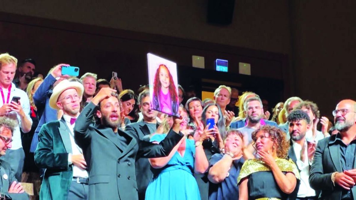 Gazzeli çocukların sesine Venedik’te 23 dakika alkış