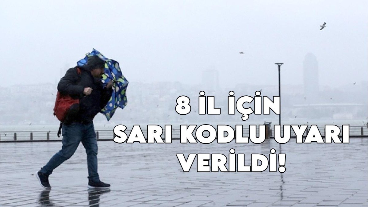 İçişleri Bakanlığı'ndan milyonlarca kişiyi ilgilendiren 'sarı kodlu' uyarı: Pazar günü 8 ilde kuvvetli afet bekleniyor!