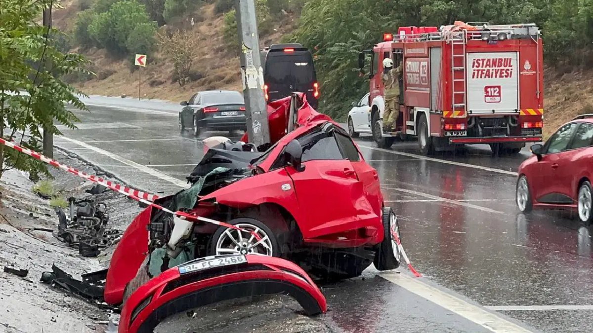 İstanbul'da yağış kaza getirdi: 1 ölü