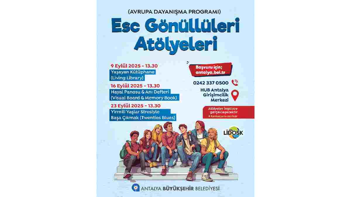 ESC Gönüllüleri Atölyeleri ’ne başvurular başladı