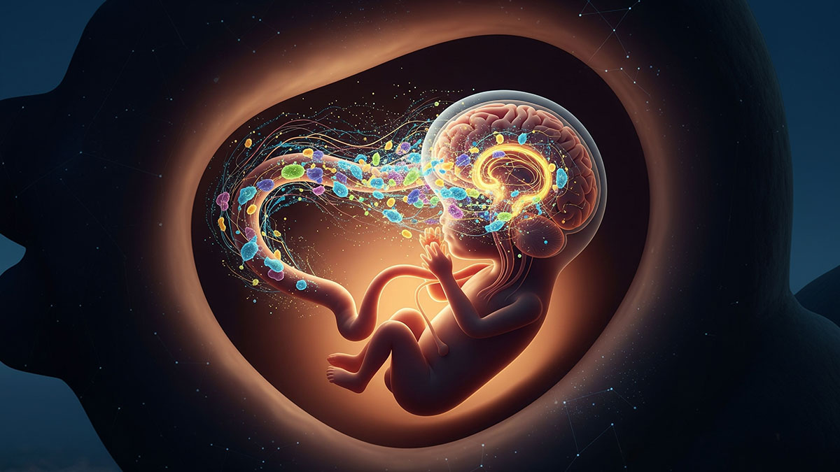 Beyninizin sırrı anne karnında saklı! Mikroplar sizi siz yapıyor