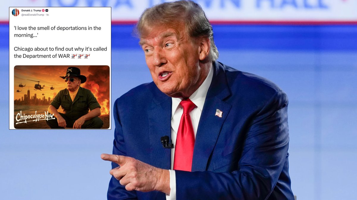 Trump'tan yapay zeka destekli tehdit: Chicago savaş bakanlığının adını yakında anlayacak