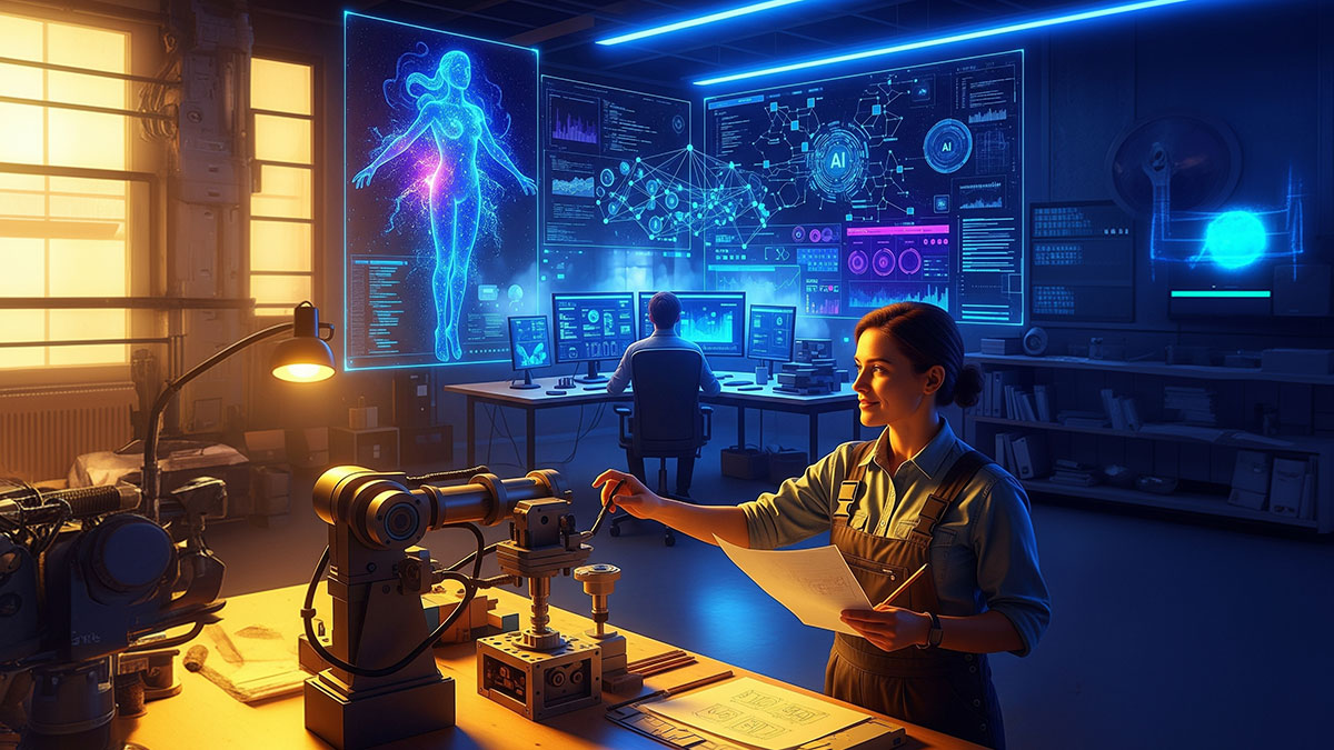 İşyerinde robot kavgası! Kim daha iyi çalışacak?