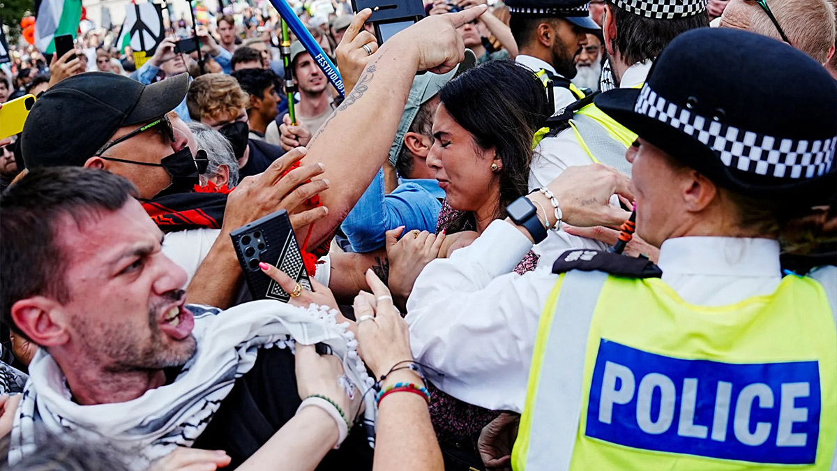 Yasaklı örgüt ilan edilmişti: Londra'daki 'Palestine Action' grubuna destek eyleminde 890 gözaltı