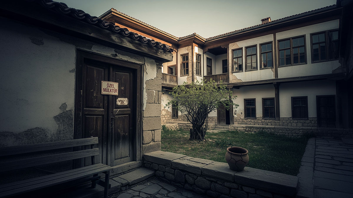 Müze, evdeki eşyaları aldı; aile, kapıya bu notu yazdı!