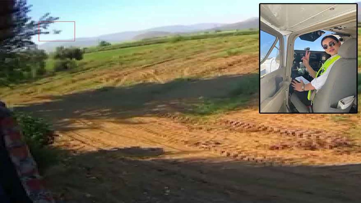 Pilot adayı yaşamını yitirmişti: İzmir’deki eğitim uçağı kazasının görüntüsü ortaya çıktı