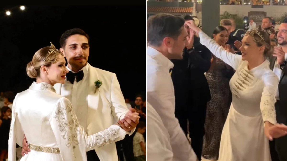 Düğünü 2 yıl sonra yaptı! Ünlü şarkıcı Otilia Yalovalı eşiyle Türkiye’nin fenomen şarkısında şov yaptı