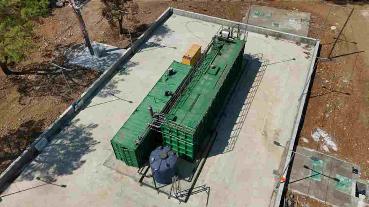 Atıksu Arıtma Tesisi ve Deniz Deşarj Hattı inşa ediliyor