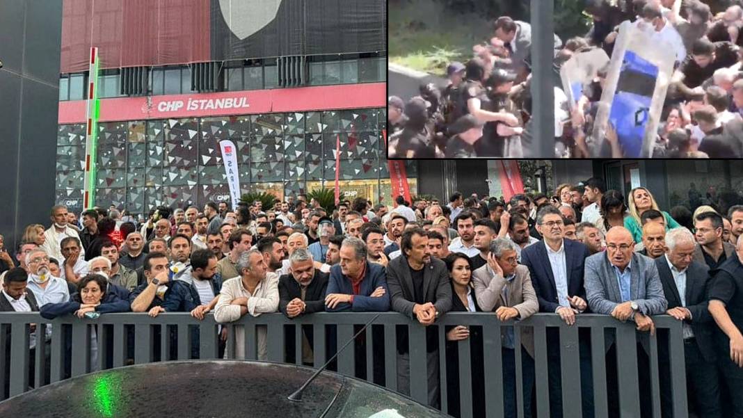 CHP'li vekillere polis müdahalesi