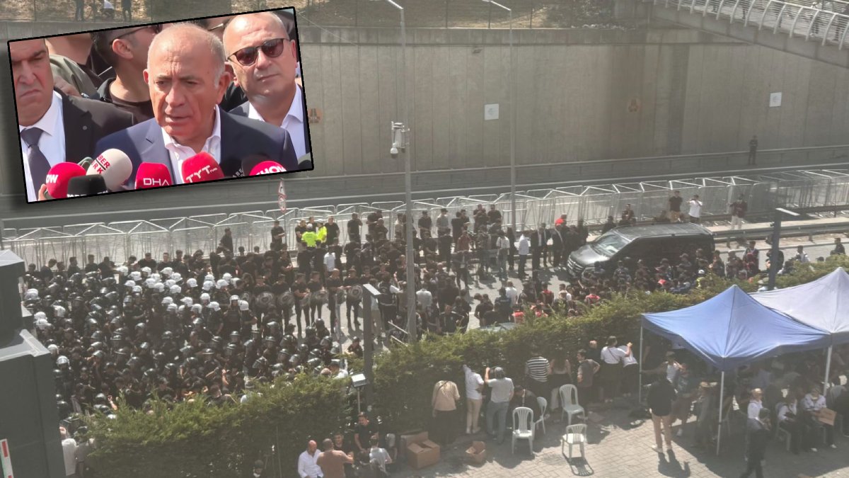 Kayyum Gürsel Tekin polis zoruyla il binasına girdi: Polisten gaz bombalarıyla CHP’lilere sert müdahale