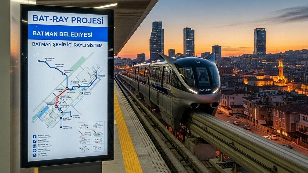 Batman'a 37,7 kilometrelik dev proje: Bat-Ray! 100 yıllık ulaşım vizyonu