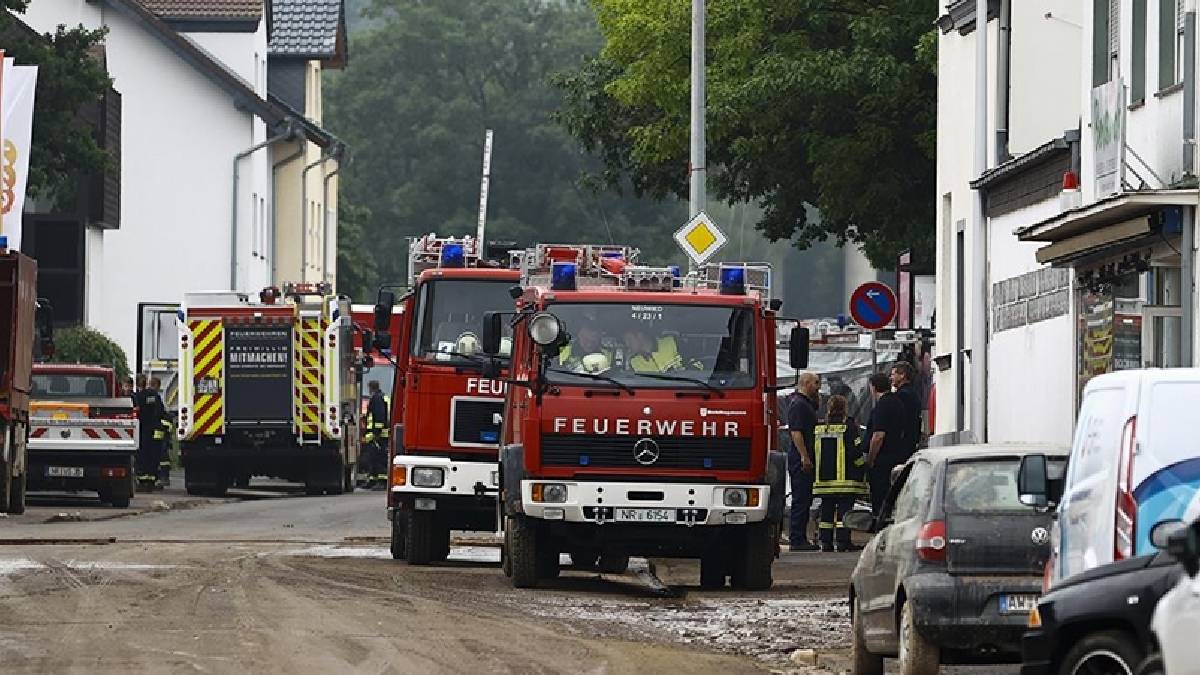 Almanya'da şiddetli yağış sele neden oldu