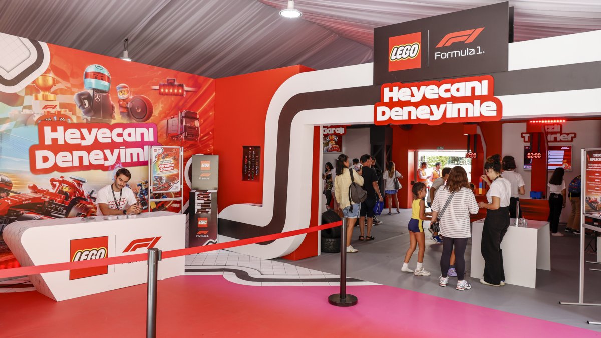 LEGO'nun F1 etkinliği, 21 Eylül'e kadar Zorlu Center'da
