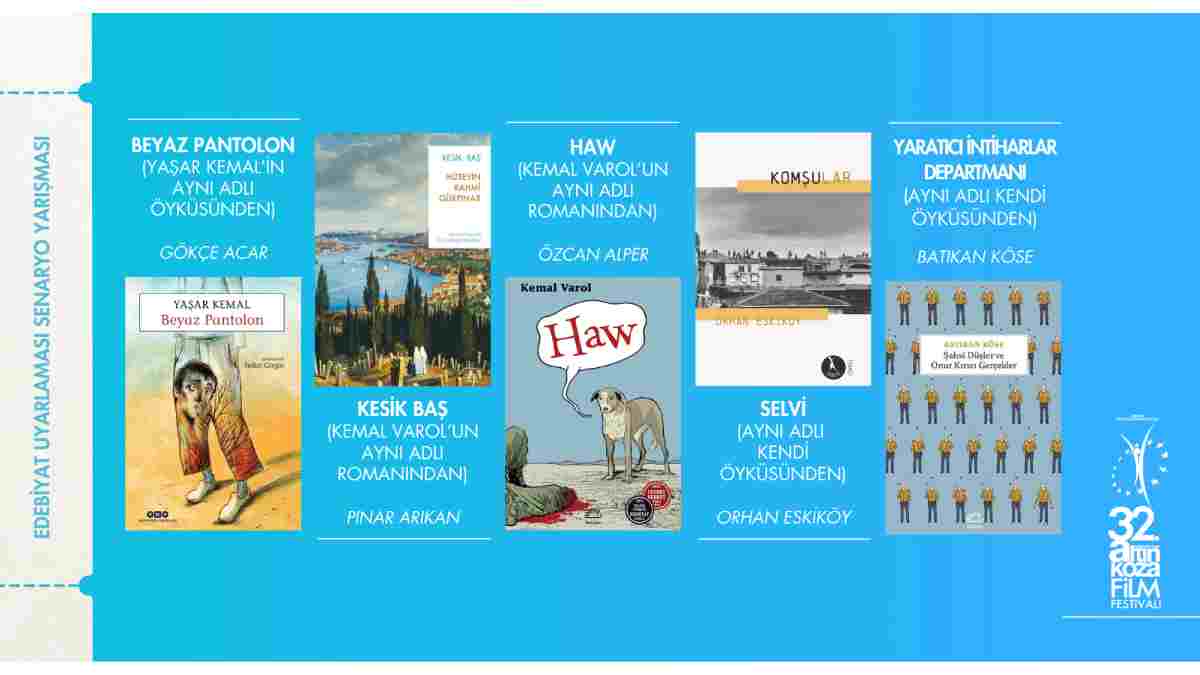 Adana Altın Koza’nın edebiyat uyarlaması senaryo finalistleri belli oldu