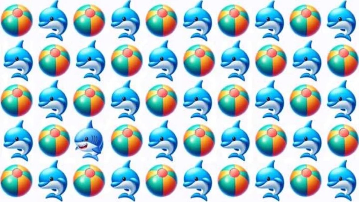 IQ'su 130'dan yüksek olanlar şıp diye buluyor: Resimdeki tek farklı emojiyi 6 saniyede görebilir misiniz?