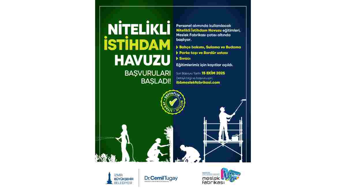 İzmir Büyükşehir Belediyesi, personel alımında yeni sistemi hayata geçiriyor
