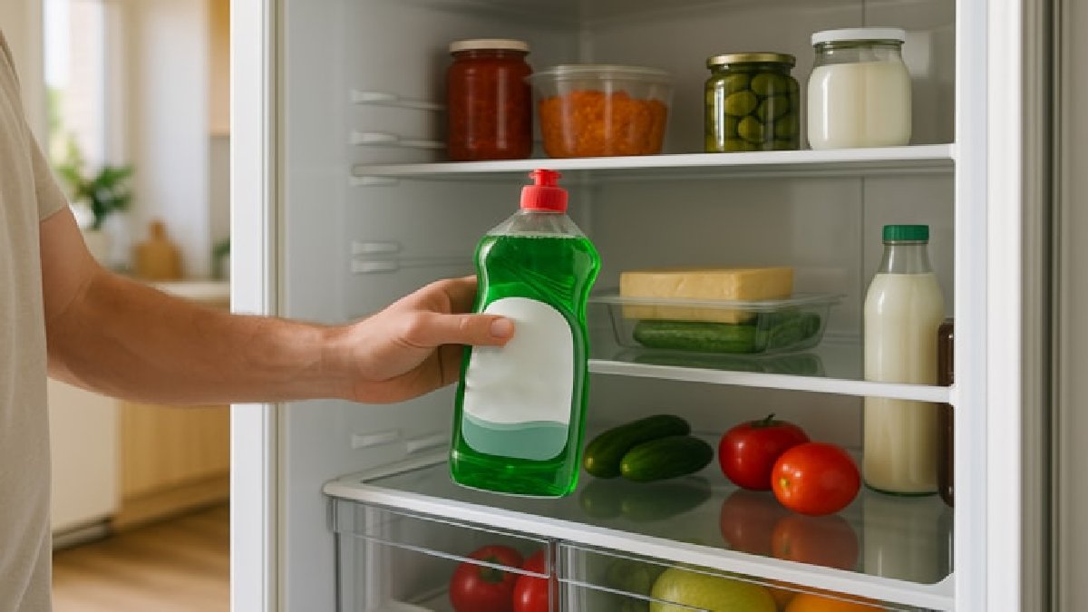 Artık kimse tezgahta bırakmayacak! İşiniz bittiği gibi buzdolabına kaldırın: Bulaşık deterjanının etkisini iki kat arttırıyor