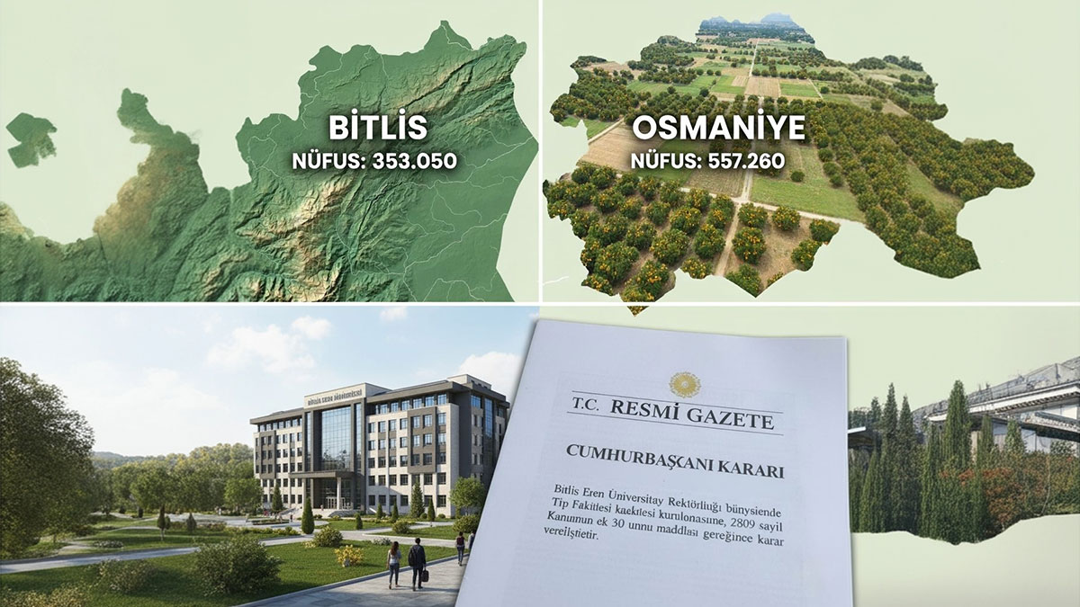 Bitlis'e tıp fakültesi sürprizi, Osmaniye'de şaşkınlık!