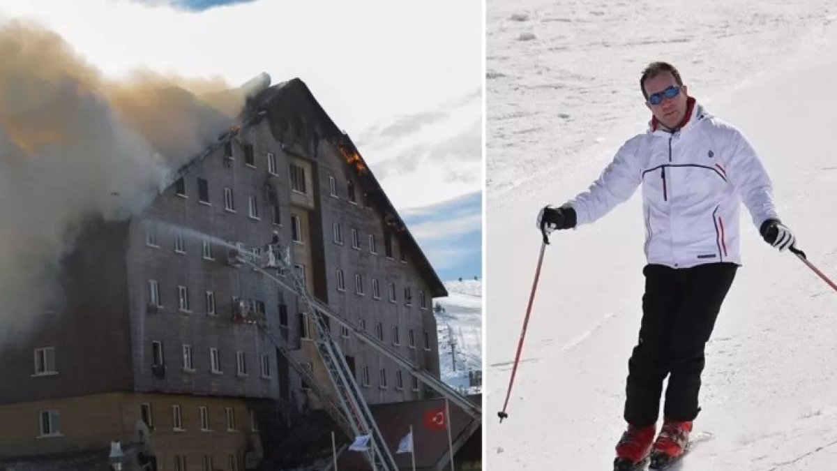 Otel müdürü Zeki Yılmaz, yangın anında ilk olarak otel yetkililerini aramış: Yangın var bir an önce çıkın